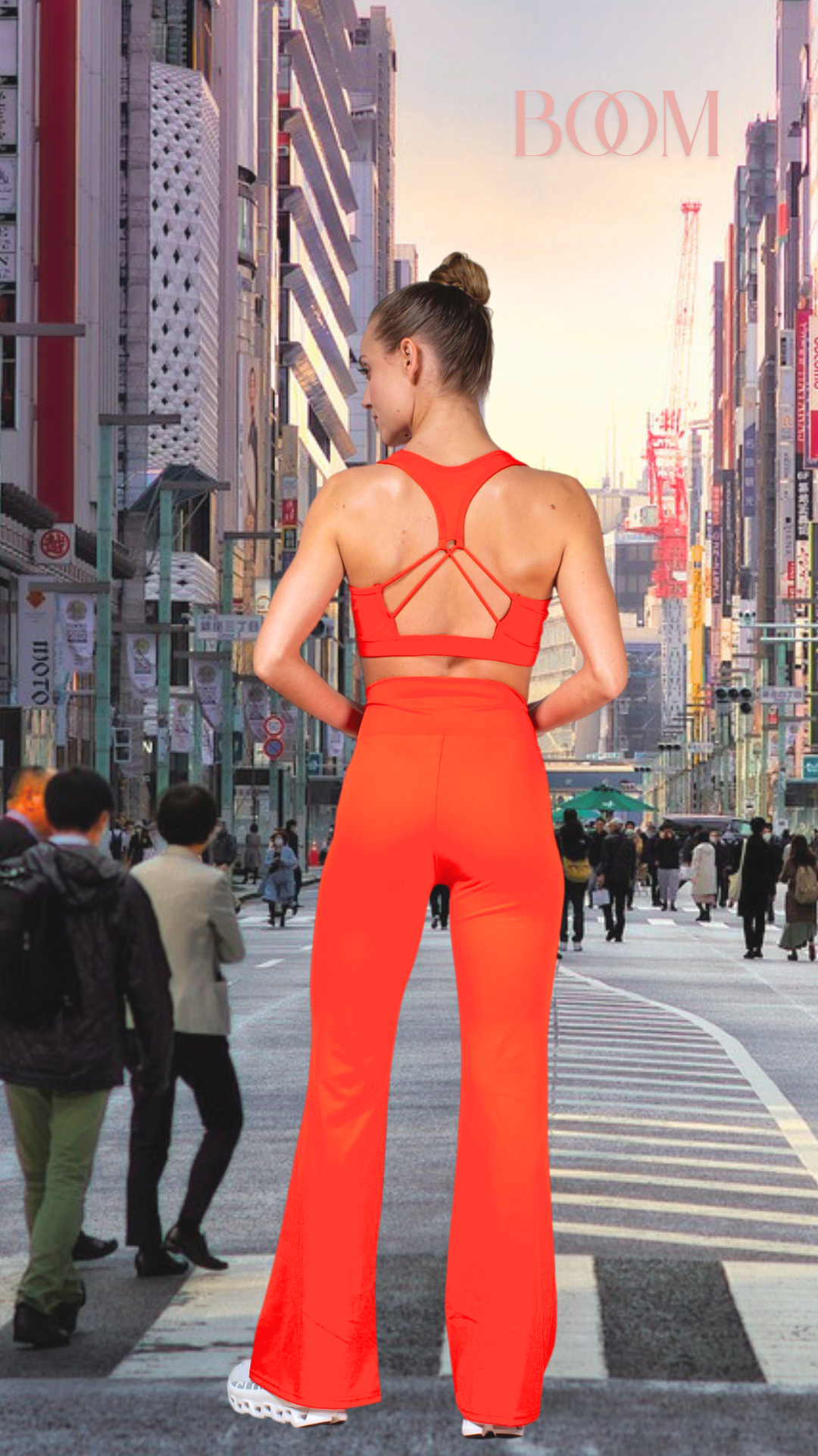 Set Deportivo Top y Leggins acampanados