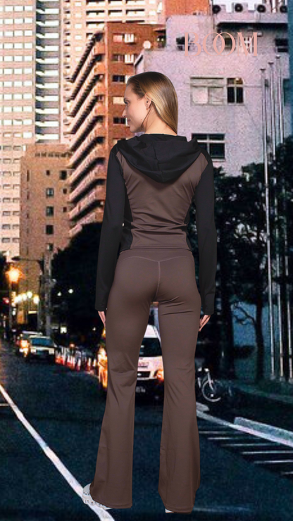 Set Deportivo Chamarra y Leggins acampanado