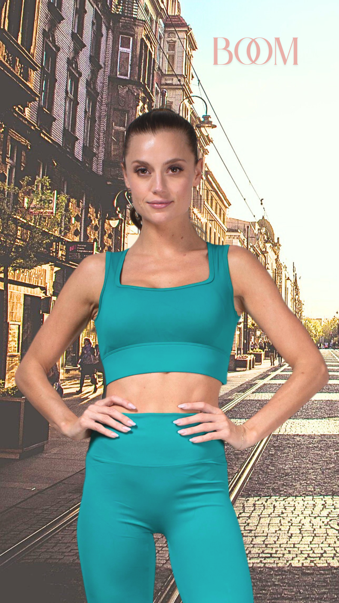 Set Deportivo Top y Leggins acampanados